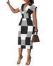 2024 Autumn New Cross-Border European And American V-Neck Slim Fit Bodycon Sexy Commuter Women's Dress_ecoleips.com