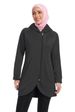 Arabic Women's Hui Ethnic Sports Top Muslim Solid Color Hooded Sweatshirt Y022_ecoleips.com