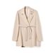 Shengdu Clearance Sale: Spring/Summer Elegant Acetate Smooth Tie-Up Niche Blazer Cardigan For Sun Protection_ecoleips.com
