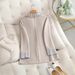 Women's Style Blazer – Oversized Slim-Fit Notch Lapel Jacket With Contrast Trim For Autumn_ecoleips.com