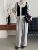 K Fashionable Women's Long-sleeved Top With A High-end Sense, A Unique And Distinctive Polka Dot Pattern._ecoleips.com