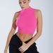 Base Layer Autumn Winter Ribbed High Neck Nylon Sports Vest Quick-Dry Yoga Clothing_ecoleips.com