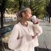K New Loose And Lazy Style Pure Color Long Sleeve Cardigan For Women_ecoleips.com