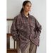 Vintage Checkered Casual Shirt For Autumn/Winter A Minimalist Long-Sleeved Jacket With A Unique Pattern_ecoleips.com