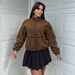 Y00395CC European American Cross-border Women's Clothing 2025 Autumn And Winter New Long-sleeve Patchwork Cardigan_ecoleips.com
