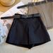 A-shaped Wide-leg Culottes Women's 2026 Spring And Summer New High-waisted Loose Straight Fashion Versatile And Thin Casual Shorts_ecoleips.com