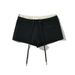 2025s 24 Summer New Women's Style Girl Drawstring Elastic Waist Casual Hot Pants Two-Piece Color-Block Stretch Shorts_ecoleips.com