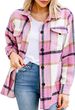 Verve 2025 Flannel Jacket Casual Plaid Button-Down Long Sleeve Woolen Shirt Women's Coat_ecoleips.com