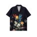 Men's And Women's Retro Seaside Trendy Short Sleeve Printed Shirt European Size Loose Fit for Couple Vacation_ecoleips.com