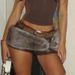 2025s Street Style Spring Autumn Girl Fashion New Sexy Leather Ultra Shorts Low Waist Tight Bodycon Hot Pants_ecoleips.com