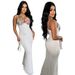Women's Clothing New Sexy Sling Hip Wrapped Slim Dress Fashion Party Long Skirt Female_ecoleips.com