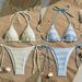Women's Solid Color Triangle Bikini Set – Halter Neck Swimwear For Beach & Pool | Adjustable Ties & Removable Padding (Sizes S-L, 6 Colors)_ecoleips.com