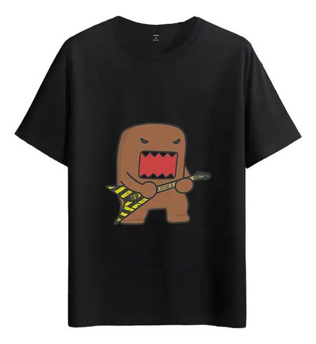 Women's T-Shirts T-shirt Muscle Freaks Domo Rock Electric Guitarist Style_ecoleips.com