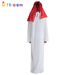 Carnival Middle Eastern Chief Boy's White And Red Arab Cosplay Costume Party Outfit For Drama Stage Performance_ecoleips.com