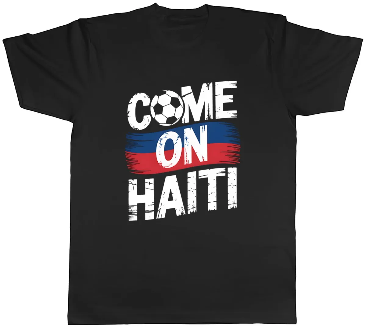 Women's T-Shirts Come On Haiti Supporter Football Fan Mens T-Shirt Tee Gift Top_ecoleips.com