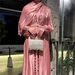 Women's Clothing Muslim Clothing Streamer Yarn Three Piece Set Popular Dress Robe Abaya_ecoleips.com