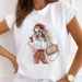 Cross-border Plus-size New Women's T-shirt, Urban Girl Short-sleeve T-shirt_ecoleips.com