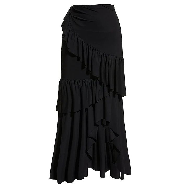 Women’s Ruffle High-Waisted One-Piece Swimsuit – Striped & Sheer Mesh Cover-Up (S-XL)_ecoleips.com