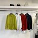 Women's Minimalist Lapel Embroidered Linen Shirt Drawstring Waist Elegant Commuter Top Spring Fashion_ecoleips.com