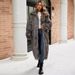 Women’s Long Lapel Faux Fur Coat – Winter Warm Plush Jacket, European Style Beige & Grey_ecoleips.com