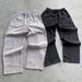 men's clothing multiket cargo jeans men's fashion washed loose straight leg wide pants_ecoleips.com
