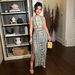 Women’s Clothing women's denim suits, cross border women's fashion, personalized hand worn vest, high slit denim skirt suit_ecoleips.com