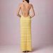 Women's Sexy Halter Backless Ruffled Fringe Bodycon Maxi Dress – Evening Party Gown_ecoleips.com