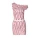 Summer Women's Fashion Print Top Skirt Set European American Style Unique Raglan Sleeve Bodycon Slim Fit Cross Border_ecoleips.com