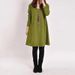 Dress Autumn And Winter Long Sleeve Pocket Solid Color Collar Casual Loose Dress Women's Vest_ecoleips.com