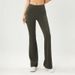 New European And American Wide Leg Yoga Pants For Women High Waist, Hip Lifting And Slimming Sports Flared Pants Nude Stretch Fitness Pants_ecoleips.com