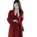 2025 Spring And Autumn Korean Version Small Versatile Coat Medium And Long Gray Woolen Coat Female Hepburn Style_ecoleips.com