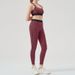 High Waist Sports Suit For Women Contrast Color Backless Tight Nude Yoga Suit Running Fitness Yoga Clothes Sports Underwear_ecoleips.com