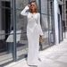 Women's Clothing Sun Protection Dress Sexy Perspective Hollow Knitted Seaside Holiday Beach Long Dress_ecoleips.com