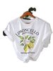 European And American Cross-border Foreign Trade Wholesale Clothing, Fruit Lemon Round-neck Plus-size Short-sleeve_ecoleips.com