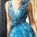 Women's Clothing Holiday Style Flower Lolita Big Swing Skirt Print Dress_ecoleips.com