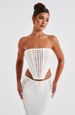 Women's Clothing Sexy Trendy Backless Tube Top Hip Long Skirt Knitted Suit_ecoleips.com