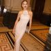 Women's Clothing Summer Evening Dress Fashion Halter Neck Apricot White Dress Elegant Slim Sexy Women's Clothing_ecoleips.com