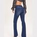 Spring Elastic Flared For Women, Independent Station Low-waist Tight-fitting Women's Stretch Jeans_ecoleips.com