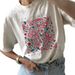 Factory Direct Sales Short Sleeve 200g Heavyweight Printed Pure Cotton Round Neck Loose T-Shirt In Stock_ecoleips.com