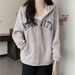 European American Style Loose-fit Women, Korean Version, Versatile, Thin, Suitable For Spring And Autumn, Oversized,_ecoleips.com