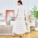 Verve Muslim Abaya Women's Long 2025 Sequin New V-neck Loose Evening Dubai Dress_ecoleips.com