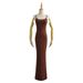 YPFF Trendy Women's For Petite Hot Girls, Strapless Mermaid Dress, European And American Style, Sexy Slim Fit Bodycon_ecoleips.com