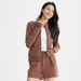 Women's Clothing Jacket Tops Lenzing Modal Spring And Autumn New Slim Casual Simple Small High Collar Zipper Jacket_ecoleips.com