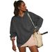 's Best-selling 2025 New Fashion Hooded Loose Casual Sweatshirt, European And American Women's Clothing,_ecoleips.com