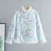 girl Vintage Floral Large Jacket For Women Winter New Ethnic Buttoned Thickened Cotton Coat National Style Outerwear_ecoleips.com