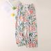 Women's Shorts Loose Pajama Pants Summer Lounge Trousers Floral Print Casual Stretch Waist Drawstring Free Size Pants Home Pants_ecoleips.com