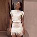Women's Clothing New Fashion Knitted Long Skirt Tassel Solid Color Dress Knitted Sweater_ecoleips.com