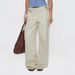 Women's Clothing Personality Street Adjustable Buckle Waist Side Pocket Details Loose Trousers_ecoleips.com