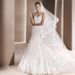 Women's Clothing New White Lace Long Tail Simple Atmosphere High End Bride Wedding Veil Super Beautiful Lace Flower_ecoleips.com