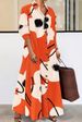 New Product Long Sleeved Printed Loose Elegant Dress_ecoleips.com